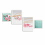 Wallity Cuadro Decorativo Enmarcado en MDF (4 Piezas) 4PBCT-02